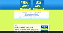 Desktop Screenshot of bestovernightcamps.com